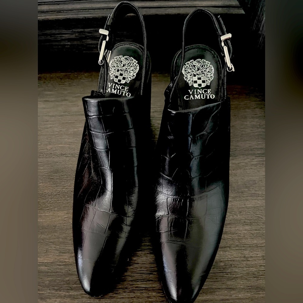 🖤 Black Leather Mule 🖤